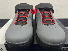 Crankbrothers 641300300416 Stamp Speedlace Mtb Mountain Bike Shoes Gray/red Size 11.5