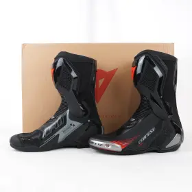 Dainese 051019884992 Torque 4 Air Motorbike Boots In Black/red Lava - Mens Size Us 10