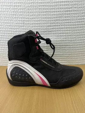 Dainese 052644652727 Motorshoe Jb D-wp Sports Urban Touring Black White Boots Women S Size 6