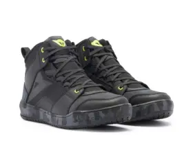 177001049j43 Dainese Suburb D-wp Waterproof Shoes/ Boots Mens Size 11 Black/camo/yellow