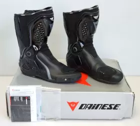 1795149 Dainese St Trq Race Out Black Motorcycle Racing Moto Boots Sz Us 10 Uk 9 Eu 43