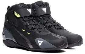 2017700025-q90-47 Dainese Herian D-waterproof Mens Motorcycle Shoes Black/white/yellow 47 Eur