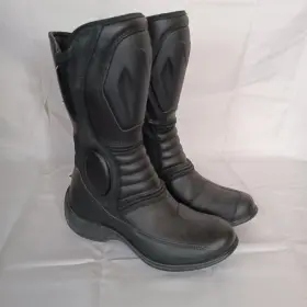 Mm240 Dainese Motorcycle Boots Black Leather Sz Us 4.5 Uk 3.5 Eu 36