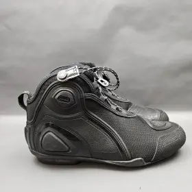 T75145 Dainese Asphalt Shoes Mens Size 9 Black Motorcycle Riding Protective Sneakers T75145 Dainese Asphalt Shoes Mens Size 9 Black Motorcycle Riding Protective Sneakers