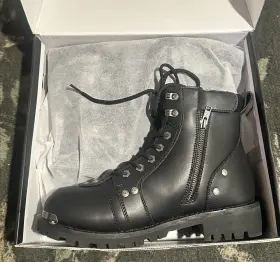 Btm8007 Dream Apparel Mens Motorcycle Biker Boots Waterproof Faux Leather Side Zipper Btm8007 Dream Apparel Mens Motorcycle Biker Boots Waterproof Faux Leather Side Zipper