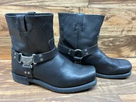 76019w Eddie Moran Tar Eater Motorcycle Boots Road Buckle Strap Mens Sz 11ee 76019w Eddie Moran Tar Eater Motorcycle Boots Road Buckle Strap Mens Sz 11ee