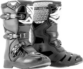 364-55105 Fly Ob Youth Mini Maverick Mx Boots Black Us 05