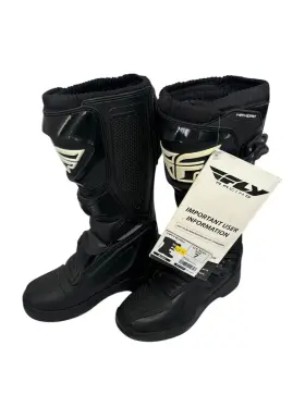 364-67107 Fly Ob Maverick Boots Black Us 07 Open Box- Display No Box