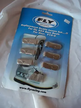 05-8888 Fly Racing 805 Motorcycle Boot Buckle Lever Set Youth 10-6
