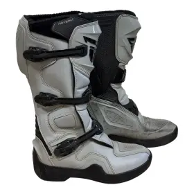 Fly Racing 191361239502 Maverick Boots Mens Size 9 Off-road Mx Motocross Gray Black