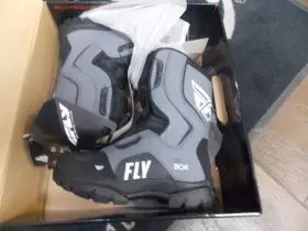 Fly Racing 191361258237 Marker Boa Mens Snow Boots Black/gray 9/10/11
