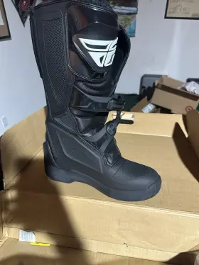 2t8n4o4acf Fly Racing Black Maverick Riding Boot Mens Size 11