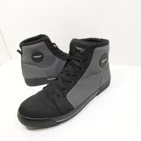 361-99408 Fly Racing M16 Motorcycle Textile Riding Shoes Boots Grey Black Mens Size 12