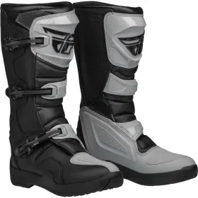 364-66113 Fly Racing Maverik Lt Boots - Grey/black Size 13