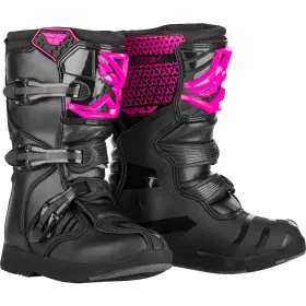 364-679 Fly Racing Youth Maverik Mx Boot - Pink / Black 364-679 Fly Racing Youth Maverik Mx Boot - Pink / Black
