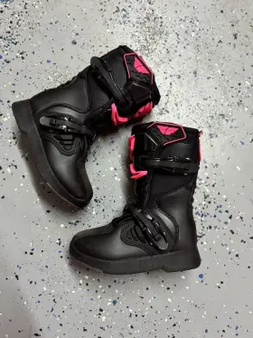 364-67901 Fly Racing Youth Pink/black Maverick Boots Kids Size 1