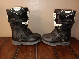 Y10-y13 Fly Racing 364-698 Maverik Mini Mx Riding Boots Adult Sizes Motocross Atv