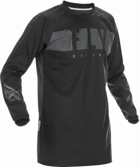 370-8010m Fly Racing Windproof Jersey Black/grey Md