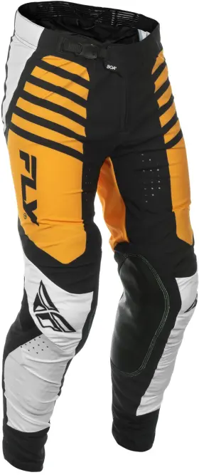 378-73326 Fly Racing Youth Lite Pants White/black/mustard Size 26 Lightweight &