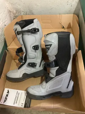 5sqvjhnq5u Fly Racing Grey Black Maverick Riding Boot Mens Size 9