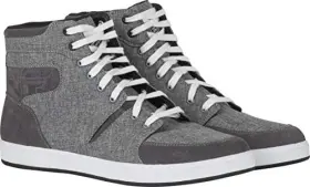 361-994 Fly Racing #6199 08 M16 Textile Riding Shoes Grey Size 8