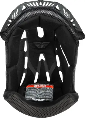 73-8702 Fly Racing Kinetic Helmet Liner Set Black Medium - Comfortable And Breathable