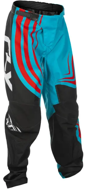 C378-23118 Fly Racing Youth F 16 Pants Ca/ny Cyan/black/red Size 18 - Durable & C378-23118 Fly Racing Youth F 16 Pants Ca/ny Cyan/black/red Size 18 - Durable &