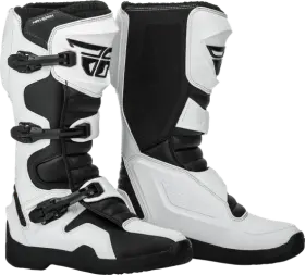 Okmp2y3o9a Fly Racing White Black Maverick Riding Boot Mens Size 11