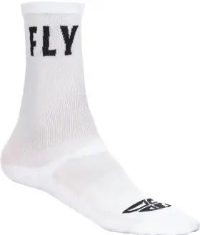 Spx009488-b2 Fly Racing Crew Socks White Lg/xl