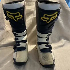 17336-214-9 Fox Comp 5 Se Adult Motocross Boots Size 9 White/yellow