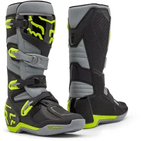 28373-086-12 Fox Grey/yellow Comp Boots