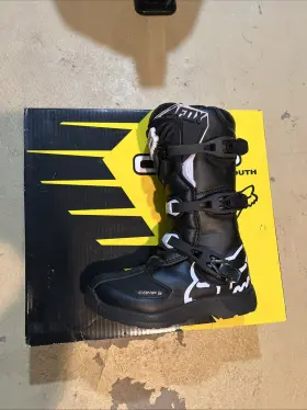 18238-001-4 Fox Racing Youth Comp 3 Motor Cross Boot Size Y4