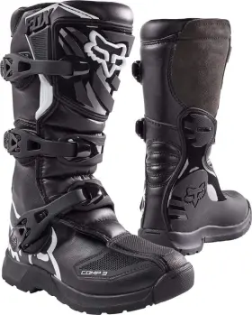 18238-001-8 Fox Racing Unisex-teen Youth Comp 3y Motocross Boot 18238-001