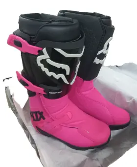 24013-285-11 Fox Racing Scratch And Dent Womens Comp Boot Blk/pink 11 -