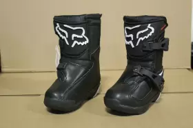 24015-001-11 Fox Racing Open-box.fox Youth Comp K Boots Shin Plate Burn Guard Black Sdp000085