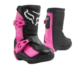 24015-285-10 Fox Racing Kids Pink/black Comp Mx Boots K10