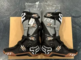 24347-014-11 Fox Racing New Instinct Boots Black Grey Size 11 Mens