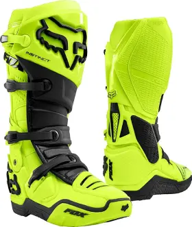 24448-130-10 Fox Racing Instinct Boot Fluorescent Yellow 24448-130