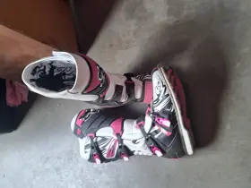 25839-287-10 Fox Racing Motocross Boots Size 10 Hot Pink Black White