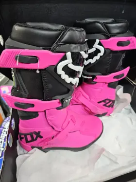 27689-285-5 Fox Racing Youth Comp Boot Pink Size 5