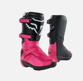 27689-285-6 Fox Racing Youth Comp Boots Black/pink 6