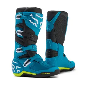 28373-026-11 Fox Racing Mens Comp Motocross Boots Blue/yellow 28373-026