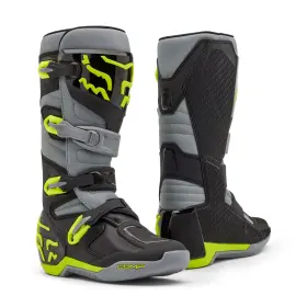 28373-086-14 Fox Racing Comp Boot Grey/yellow 14