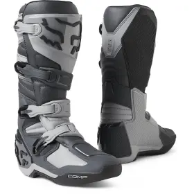 28373-330-8 Fox Racing Comp Boots Positac Tpu Plating Buckle Closure Comfort Dark Shadow