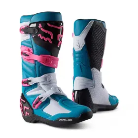 28373-551-12 Fox Racing Mens Comp Boots Maui Blue 28373-551
