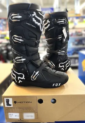 29682-001 Fox Racing Black Motion Boots Men - Size 12 Brand New