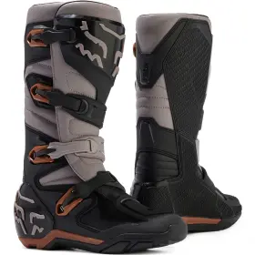 30078-235-14 Fox Racing Mens Comp X Off-road Boots Buckle Closure Full Coverage Taupe