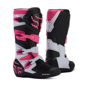 30469-285-11 Fox Racing Womens Comp Motocross Boots Black/pink Size 11