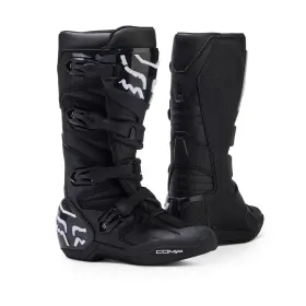 30471-001-5 Fox Racing Youth Comp Motocross Boots Black Size 5