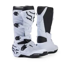 30471-008-1 Fox Racing Youth Comp Motocross Boots White Size 1